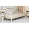 Кованая кровать белая Малайзия, Sofa 90 см х 200 см