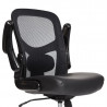Кресло BIG-1 сетка/рецикл. кожа, черный