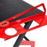 Стол Cyber-3 черно-красный/black-red