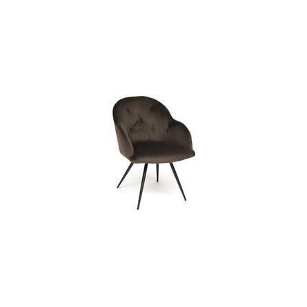 Кресло LIVORNO ( mod.1602 ) металл/ткань, 67х57х82см, серый вельвет