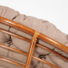 Кресло-качалка "PAPASAN" w 23/01 B / с подушкой / Pecan (орех), экошерсть Коричневый, 1811-5