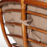 Кресло-качалка "PAPASAN" w 23/01 B / с подушкой / Pecan (орех), экошерсть Коричневый, 1811-5