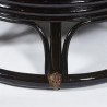 Кресло-качалка "PAPASAN" w 23/01 B / с подушкой / Antique brown (античный черно-коричневый), ткань Старт