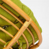 Кресло-качалка "PAPASAN" w 23/01 B / с подушкой / Honey (мед), флок Олива, 23 