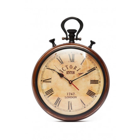 Часы Secret De Maison "VICTORIA STATION" ( mod. 46301 ) алюминий, 39х30х10см, античный коричневый
