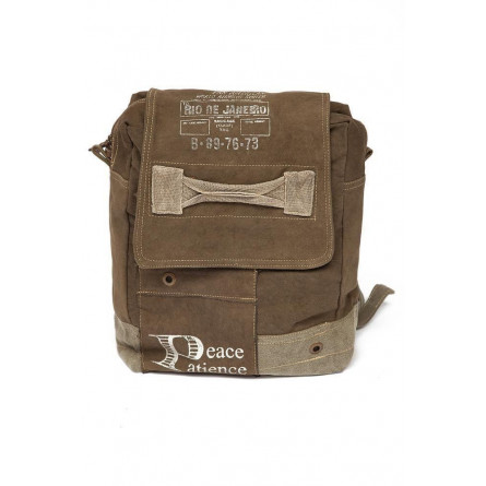 Рюкзак Secret De Maison RIO DE JANEIRO ( mod. M-11226 ) ткань хлопок, 33*14*48, хаки, ткань: винтаж
