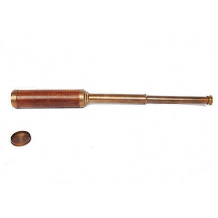 Подзорная труба в подарочной упаковке 2070 латунь/дерево, Античная медь (Antiqui Brass)