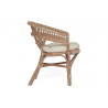 Кресло Secret De Maison Koln с подушкой, натуральный ротанг, 73*69*82 см, Натуральный + white wash