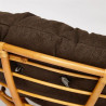 Кресло "PAPASAN"  23/01 W /с подушкой/ Honey (мед), ткань Коричневый, 3М7-147