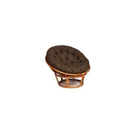Кресло "PAPASAN" 23/01 W /с подушкой/ Cognac (коньяк), ткань Коричневый, 3М7-147