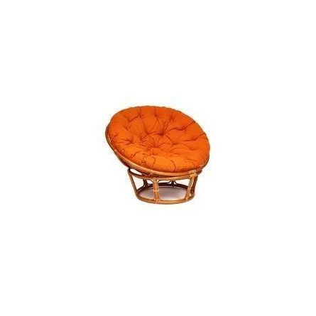 Кресло "PAPASAN"  23/01 W /с подушкой/ Cognac (коньяк), ткань Оранжевый, С 23
