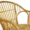 Кресло NAGOYA /без подушки/ skin rattan eco, 57x62х82см, Natural (натуральный)