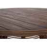 Стол Secret De Maison Обеденный Lean натуральный ротанг, 110*110*76 см, коричневый античный / Brown Antique