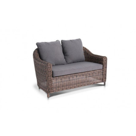Кон Панна, диван двухместный, коричневый