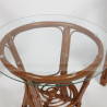 ТЕРРАСНЫЙ КОМПЛЕКТ " NEW BOGOTA " (2 кресла + стол) /с подушками/ ротанг, кресло 61х67х78,5 см, диаметр стола 50см, coco brown (