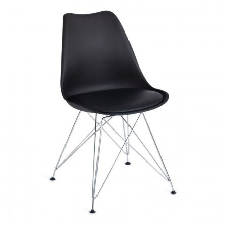 Стул TULIP IRON CHAIR (mod.EC-123) металл/пластик, 54,5*48*83,5см, черный