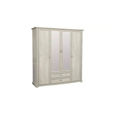 Шкаф для одежды Сохо 32.01 бетон белый/бетон патина