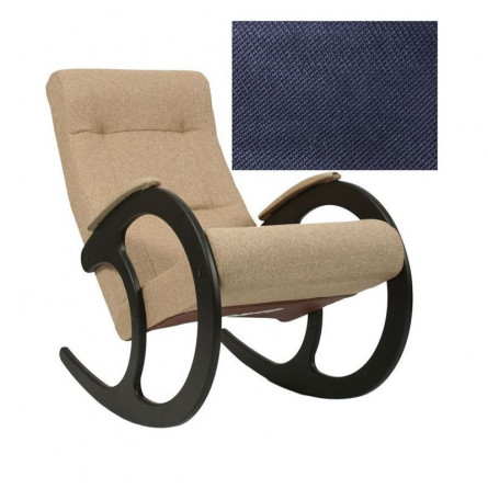 Кресло-качалка Модель №3 (Verona Denim blue/Венге)