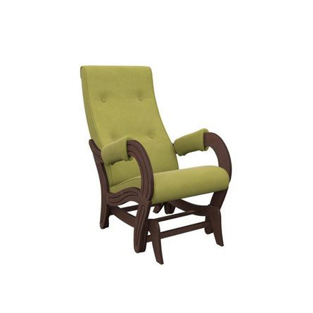 Кресло-качалка гляйдер Модель 708 ( Verona Apple Green/орех антик)