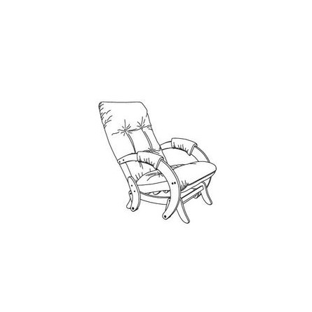 Кресло гляйдер Модель 68 (Verona Brown / Дуб / Шпон)