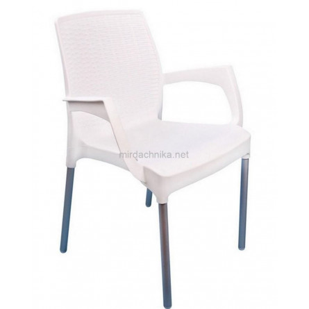 Кресло плетёное с металлическими ножками "Аэро"