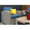 Комплект мебели Rattan Premium 4, СЕРЫЙ (диван, 2 кресла, стол)