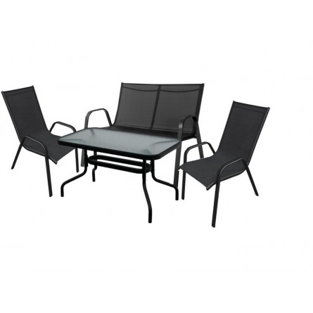 Набор мебели Сан-ремо Делюкс арт.4579-МТ003 черный, "Garden story"