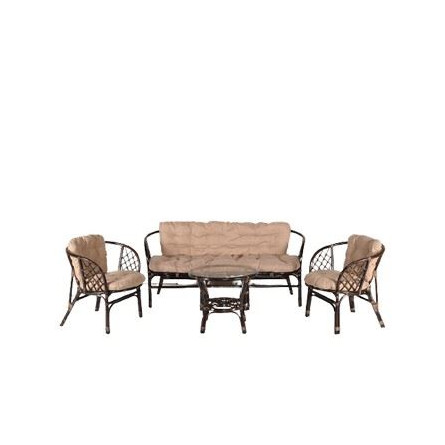 Набор мебели Багамы XL арт.CV-B01C-3B коричневый, бежевый "Garden story"