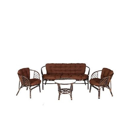 Набор мебели Багамы XL арт.CV-B01C-3BM коричневый, коричневый "Garden story"