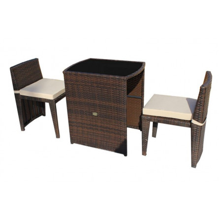 Набор мебели Рондо арт.SFS046 коричневый, бежевый "Garden story"