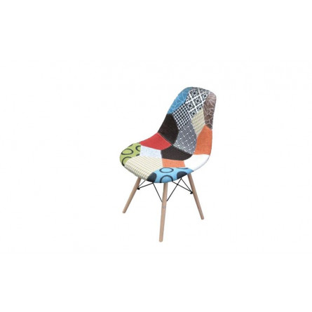 Кресло интерьерное Терри арт.W-126 бежевый, черный разноцветный, "Garden story"
