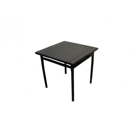 Стол к набору Гамма арт.НК-1980 800мм (каркас серый, столешница черная)