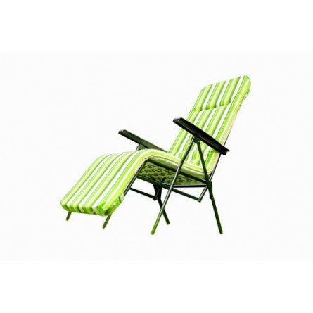 Кресло -шезлонг Альберто-2 арт.с212/91, зеленый,зеленый, белый, зеленый