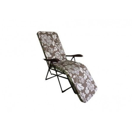 Кресло -шезлонг Альберто-3 арт.с562/129/1, коричневый,коричневый, коричневый,белый