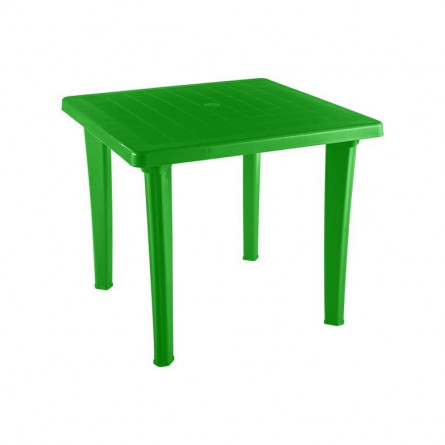 Стол пластиковый арт.СП-МТ015 квадратный (зеленый)