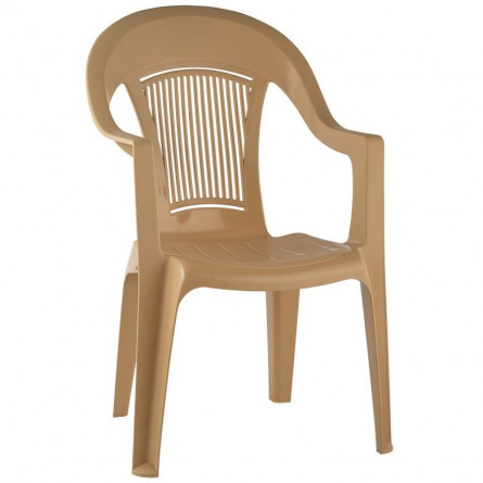 Кресло пластиковое Фламинго арт.ФЛ-МТ002 (бежевое)