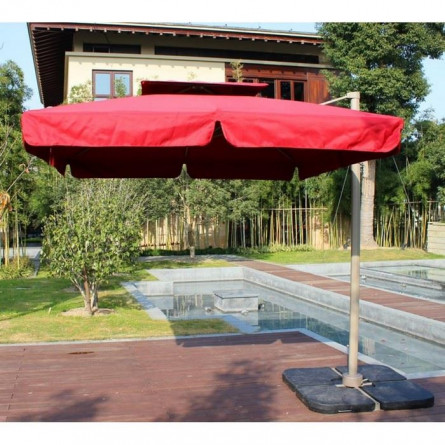 Зонт для кафе AFM-300SQR-Red (3