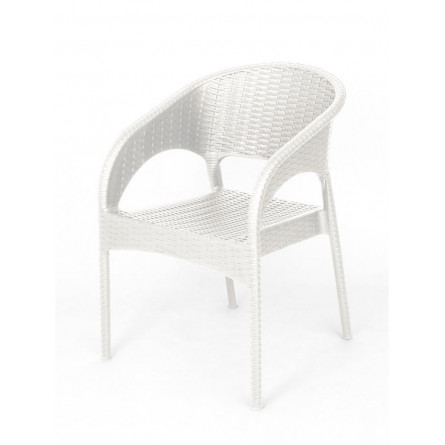 Кресло пластиковое Ola Dom арт.K-GS02 (белое)