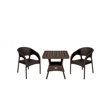 Набор мебели Ola Dom арт.S-GS01+K-GS01 коричневый
