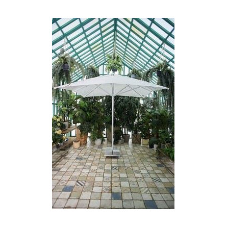 Зонт MISTRAL 300 квадратный (база в комплекте) белый
