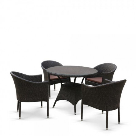 Комплект мебели T197ANS/Y350A-W53 Brown (4+1)