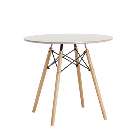 Стол круглый Stool Group DSW D80 Бежевый