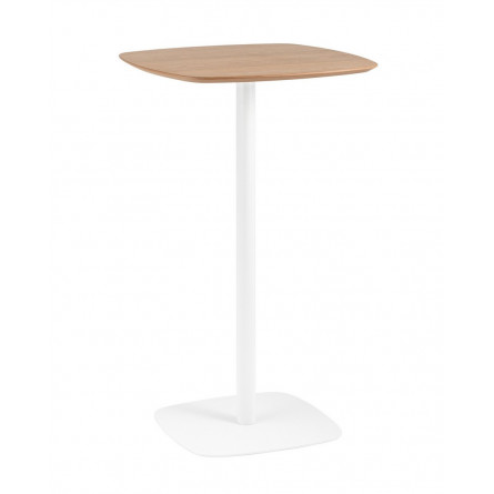 Стол барный STOOL GROUP Form 60*60 Светлое дерево/Белый