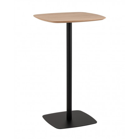 Стол барный STOOL GROUP Form 60*60 Светлое дерево/Черный