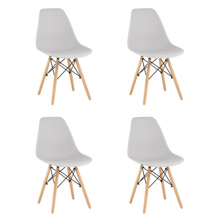 Стул STOOL GROUP Style DSW (4 шт.) Светло-серый