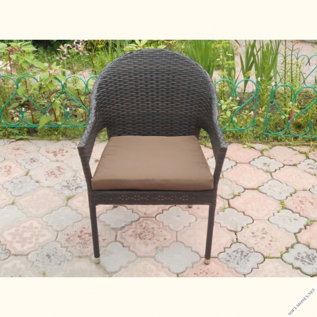 Кресло из искусственного ротанга СИЦИЛИЯ «SICILY» с подушкой 5 мм