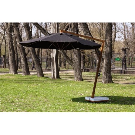 Профeссиональный зонт MAESTRO LUX 350 круглый (Черный)